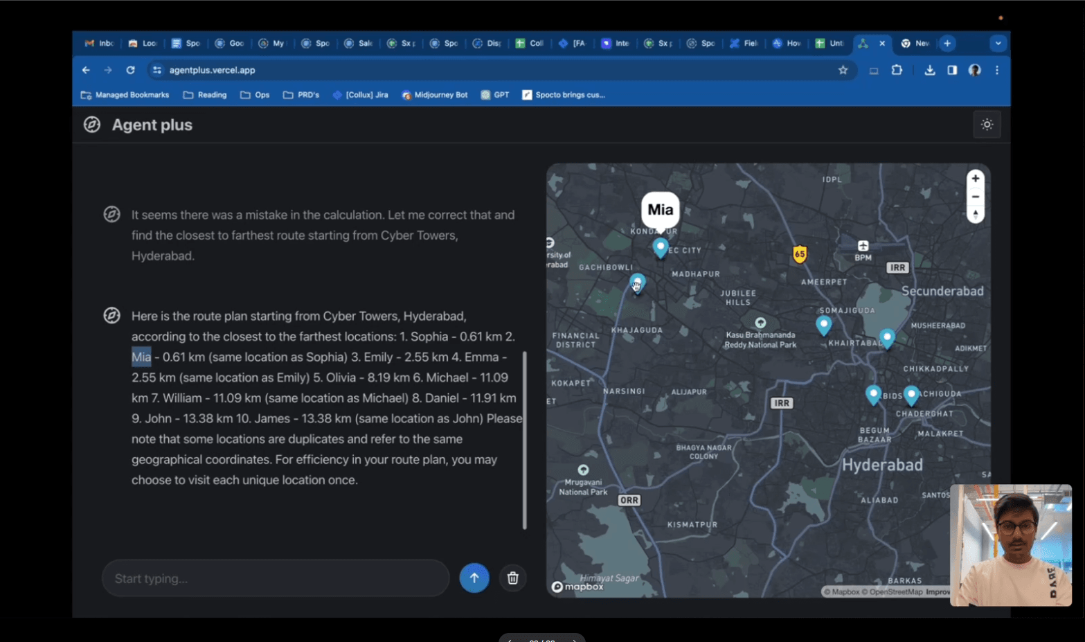 Overview of the AI Agent application